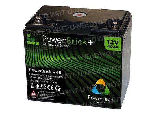 Batterie PowerBrick+ 12V 40Ah