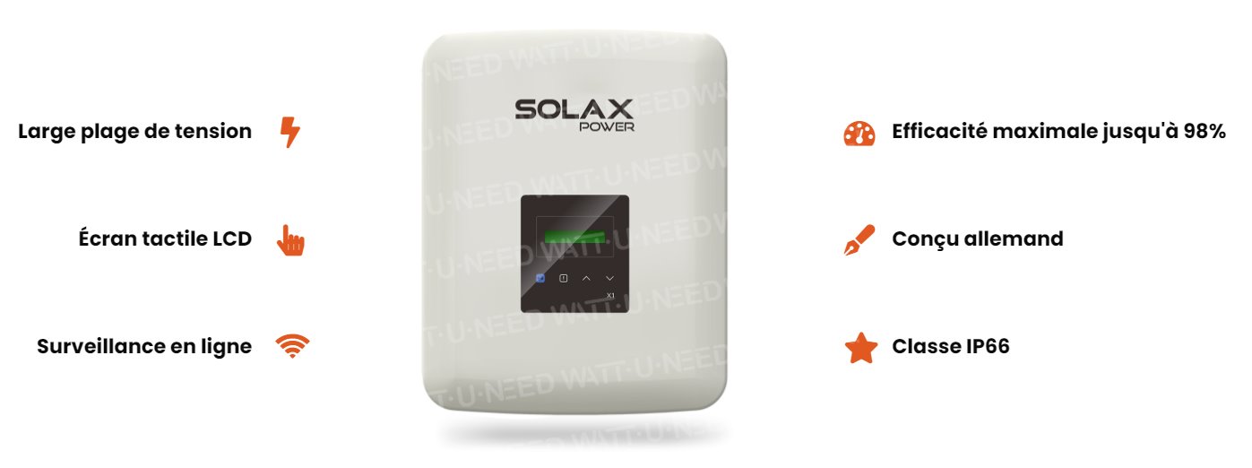 SolaX monophasé X1 BOOST: description
