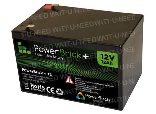 batería PowerBrick 12V 12Ah