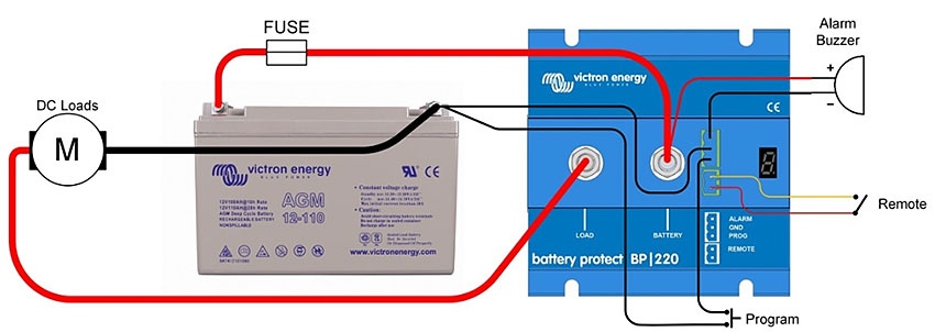 Battery protect de victron