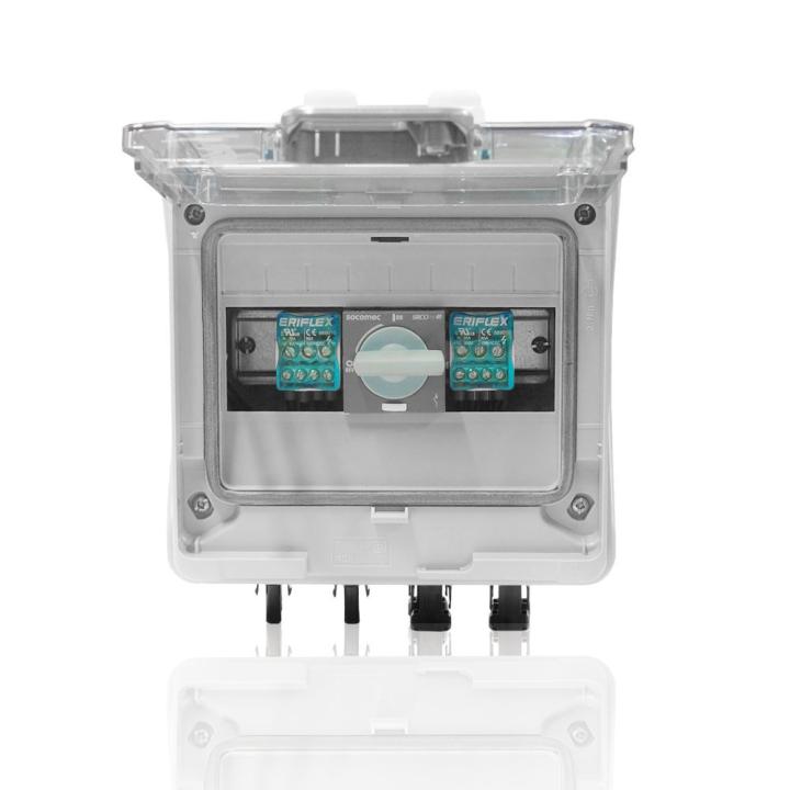 Coffret de mise en parallèle 2-3-4-5 entrées avec sectionneur DC