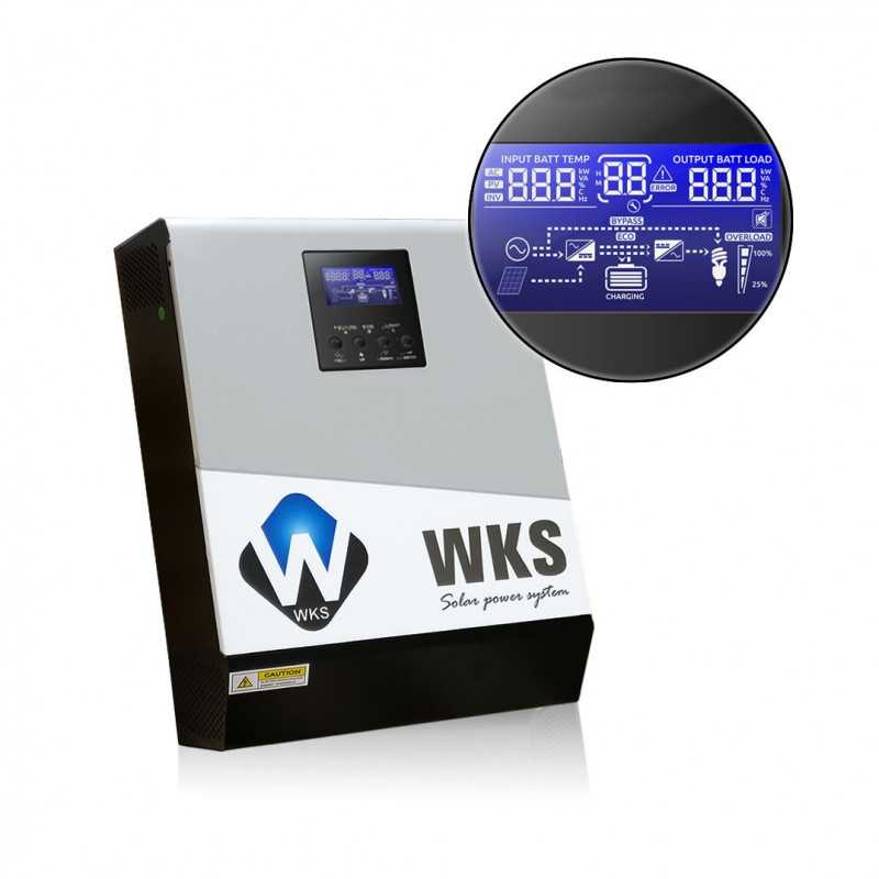 Inversor híbrido WKS 1 kVA 24V