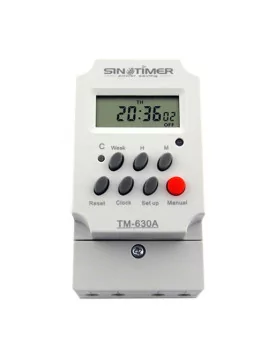 Commutateur horaire numérique 30A 12/24V