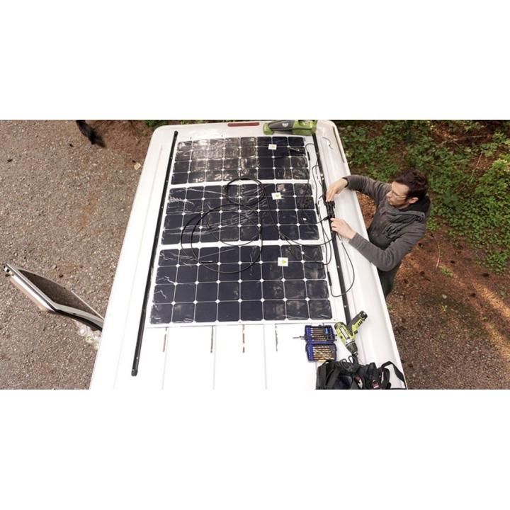 Kit solar autocaravana y barco TAMAÑO M - 12V - configurable