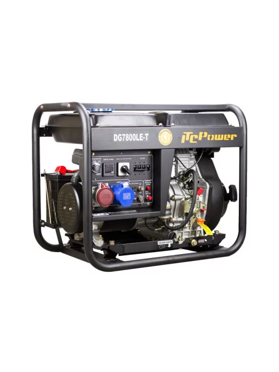 Groupe électrogène bi-tension 6kW / 7kVA  DG-7800LE-T