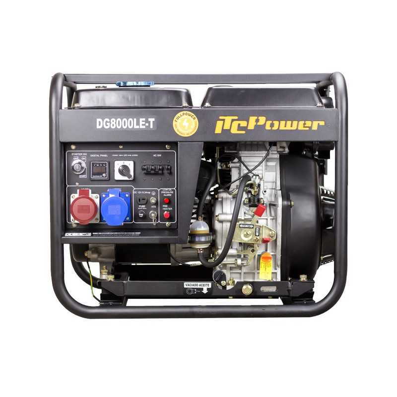 Generador de voltaje dual 6kW / 7kVA DG-7800LE-T