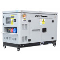 ITC Power 10KVA Dieselgenerator met dubbele spanning 230V/400V Geluiddempend DG12000XSE-T 