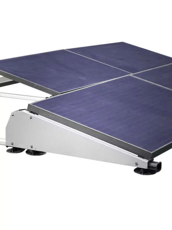 Struktur zum Anbringen von Sonnenkollektoren