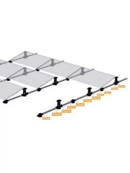 Structuur voor het installeren van zonnepanelen