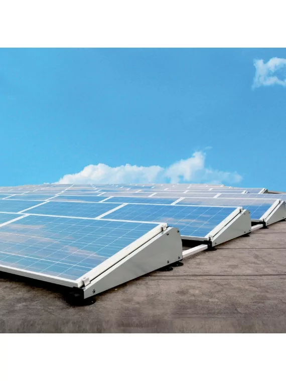 Struktur zum Anbringen von Sonnenkollektoren