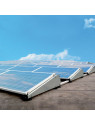 Structure for solar panel installation Structure for solar panel installation