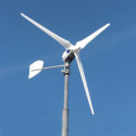 Wind turbine ANTARIS 7.5 kW network and water heater 