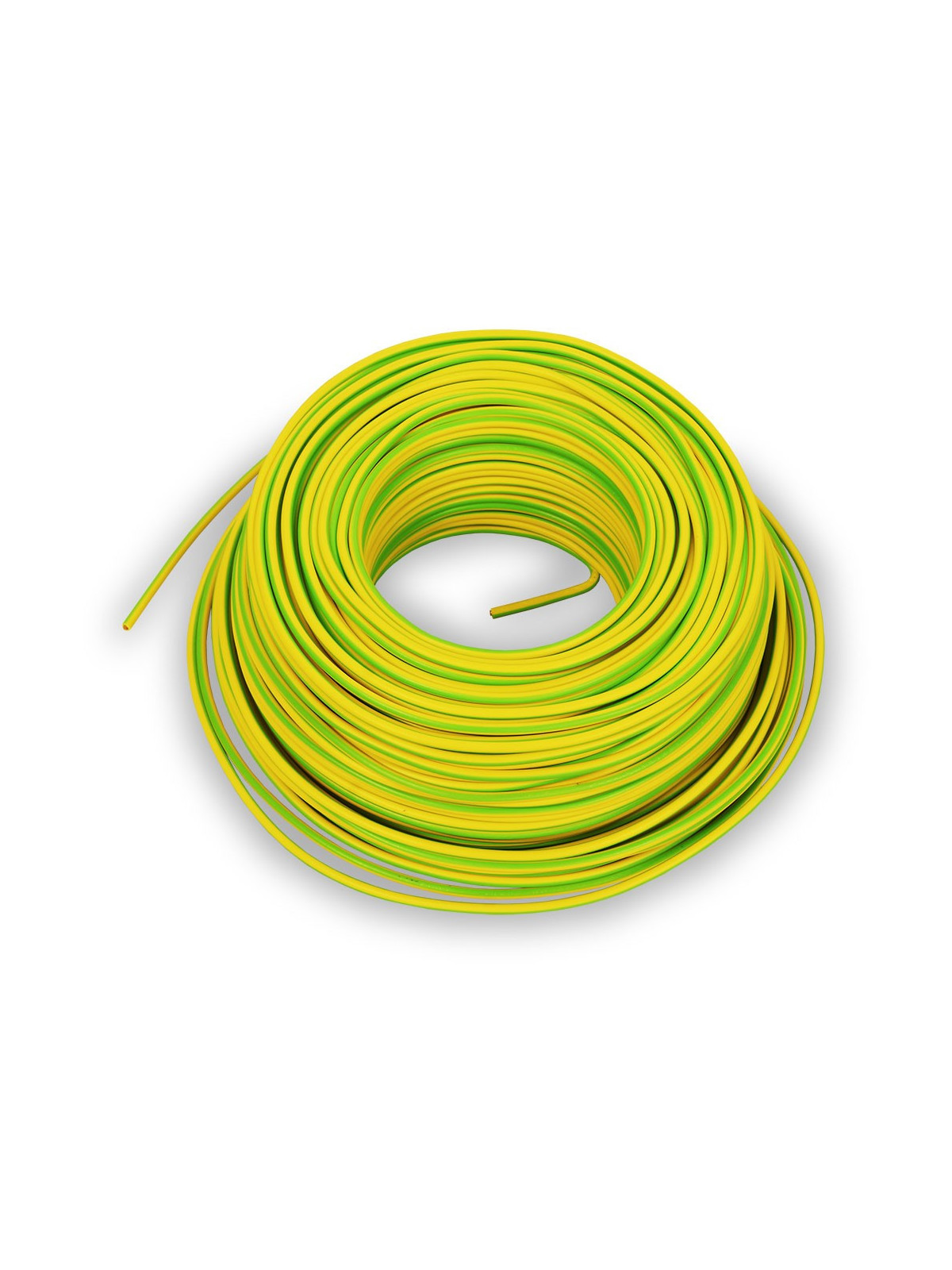 Cable de tierra blanda verde/amarillo H07V-K ECA 16 mm2