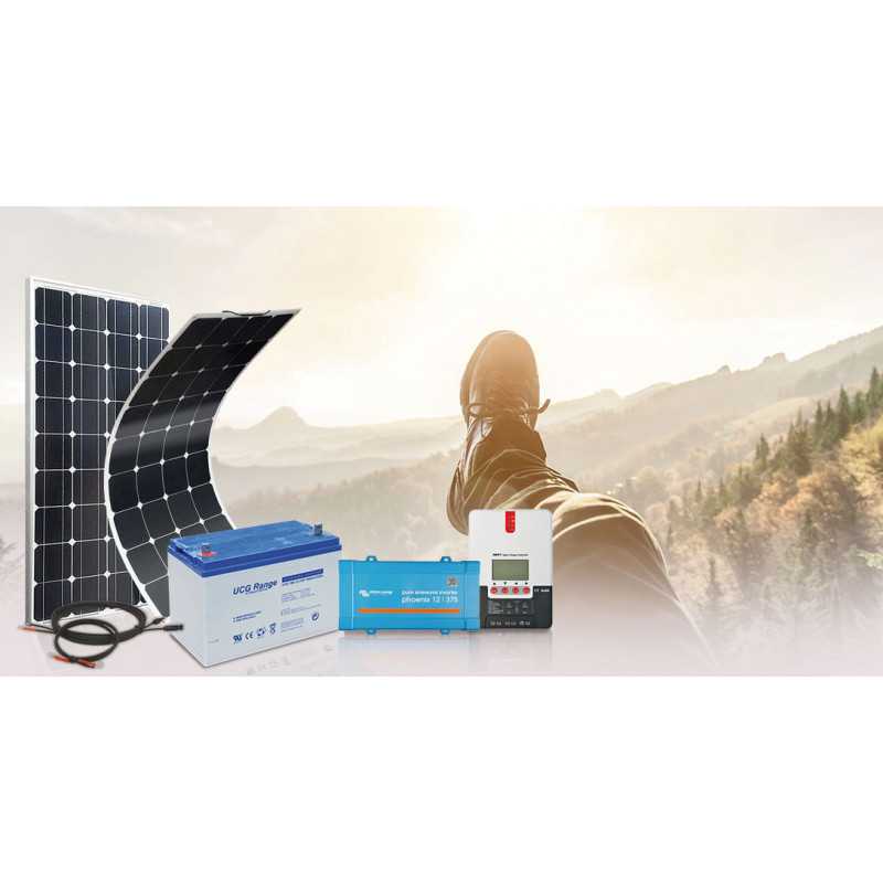 Kit solaire survivaliste 200Wc