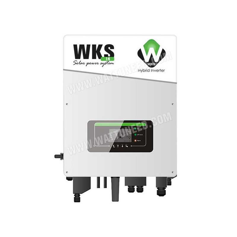 Onduleur hybride 4kW injection réseau - stockage WKS i4