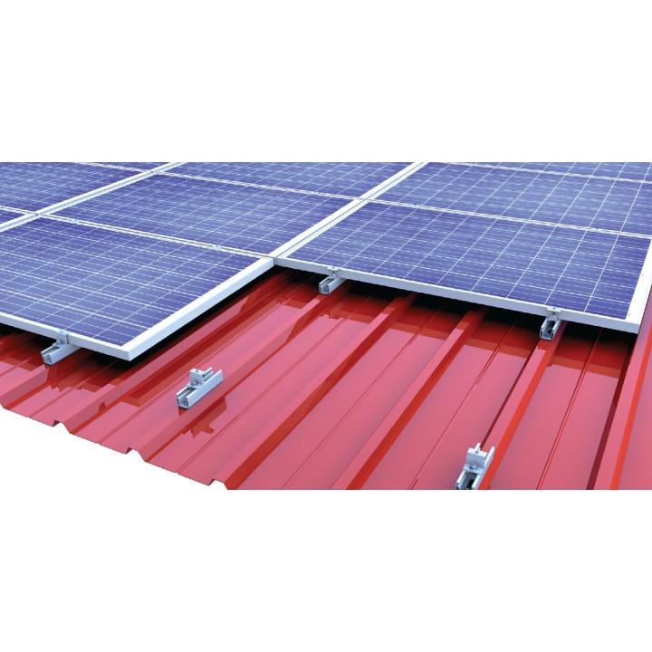 Fixation pour tôle ondulée trapeze light+clame de fin