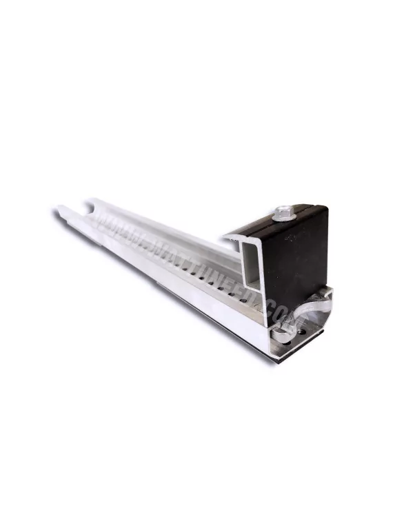 Befestigung für Wellblech trapeze light+Endklame NVT