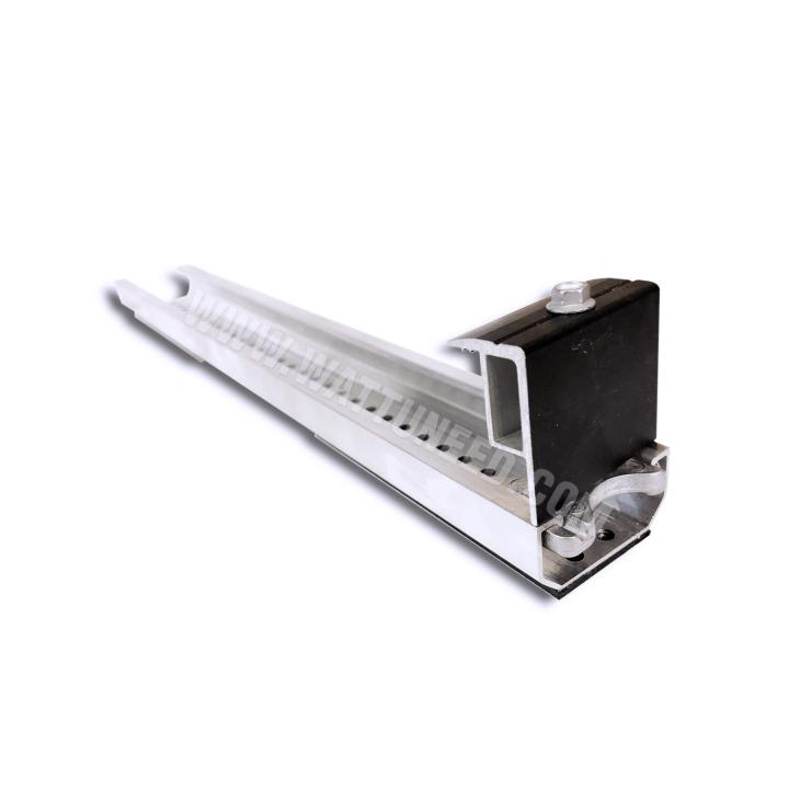 Fijación para trapecio ligero de chapa ondulada + placa terminal NVT