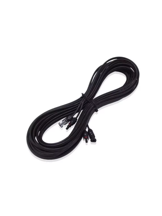 Alargador de cable solar 2x4mm² con 2x tipo MC4 (20 metros)