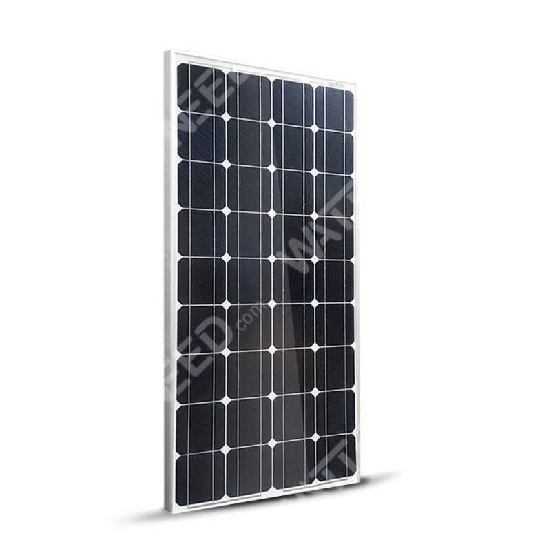 Panneau solaire monocristallin de 12V - 100Wc