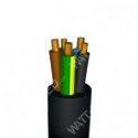 Cable flexible negro neopreno H07RN-F 4 mm² 450/750V - a metros 