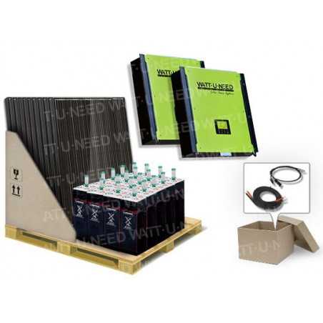 Self-consumption Kit 72 panels 20kVA storage and Reinjection