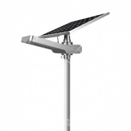 Lampadaire solaire - LED autonome WU 50W 18V - Panneau 150W