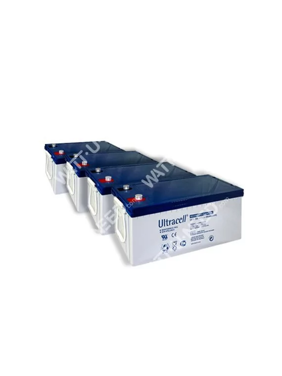 4x BATERIAS GEL 12V 200Ah