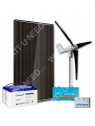 Kit 1 Panel 500VA with wind turbine and storage