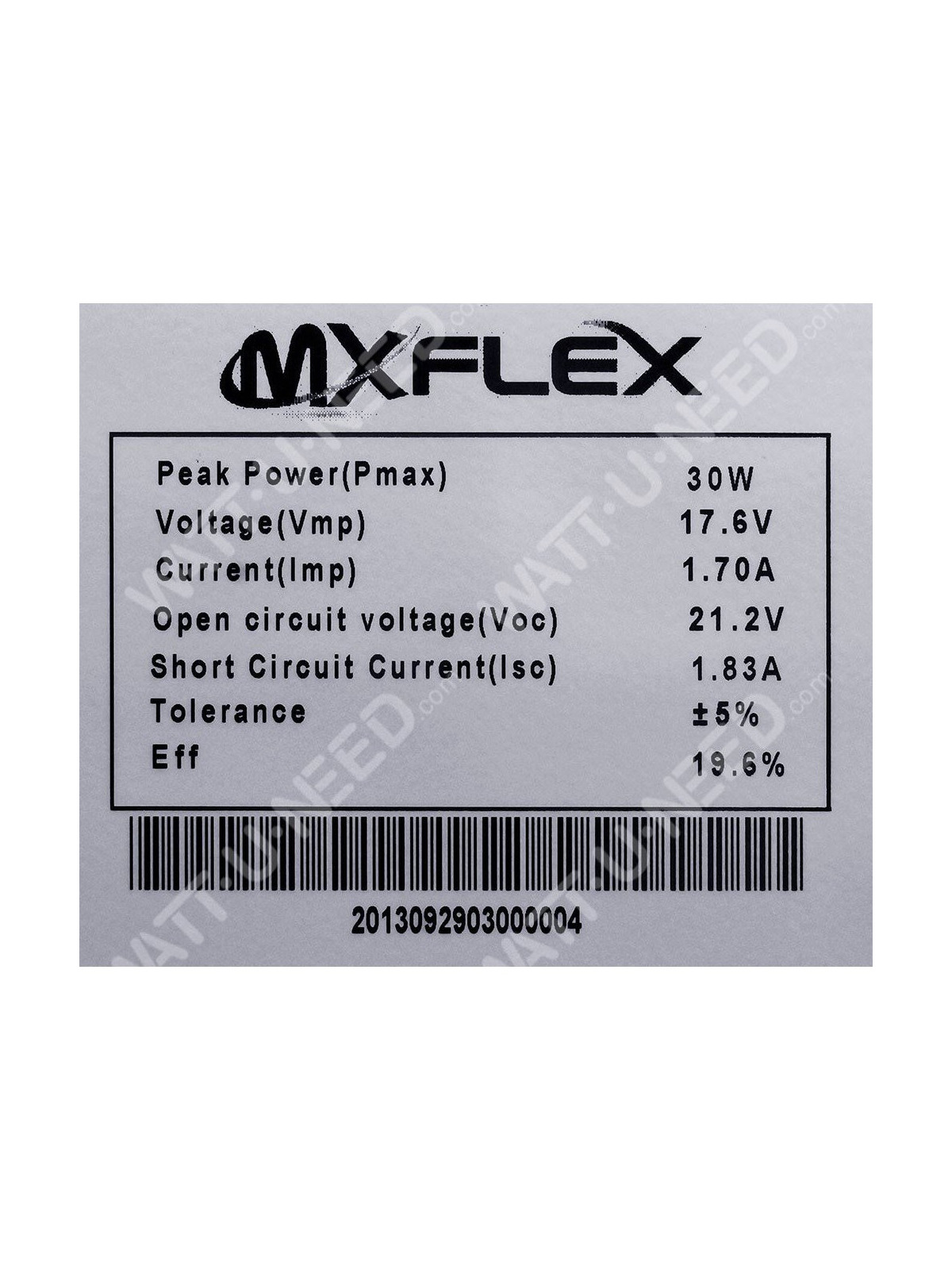 Panneau Solaire 12V MX FLEX Protect 30Wc Back Contact