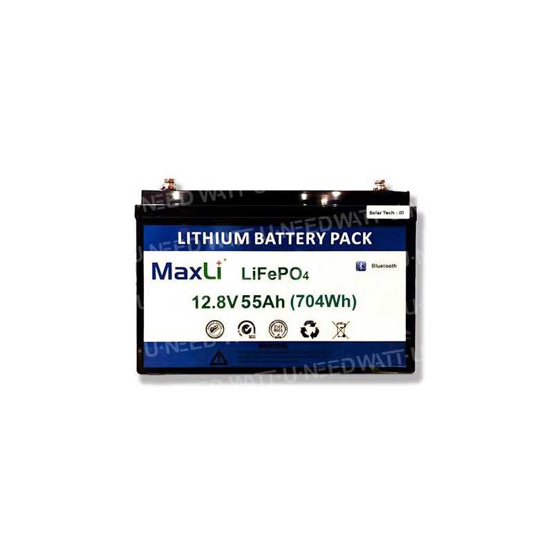 Batterie lithium MaxLi 12.8V 55Ah 