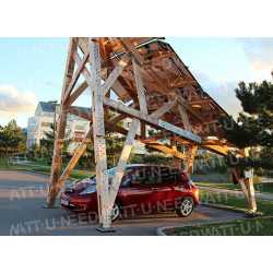 Estructura de madera solar Carport InnoVentum