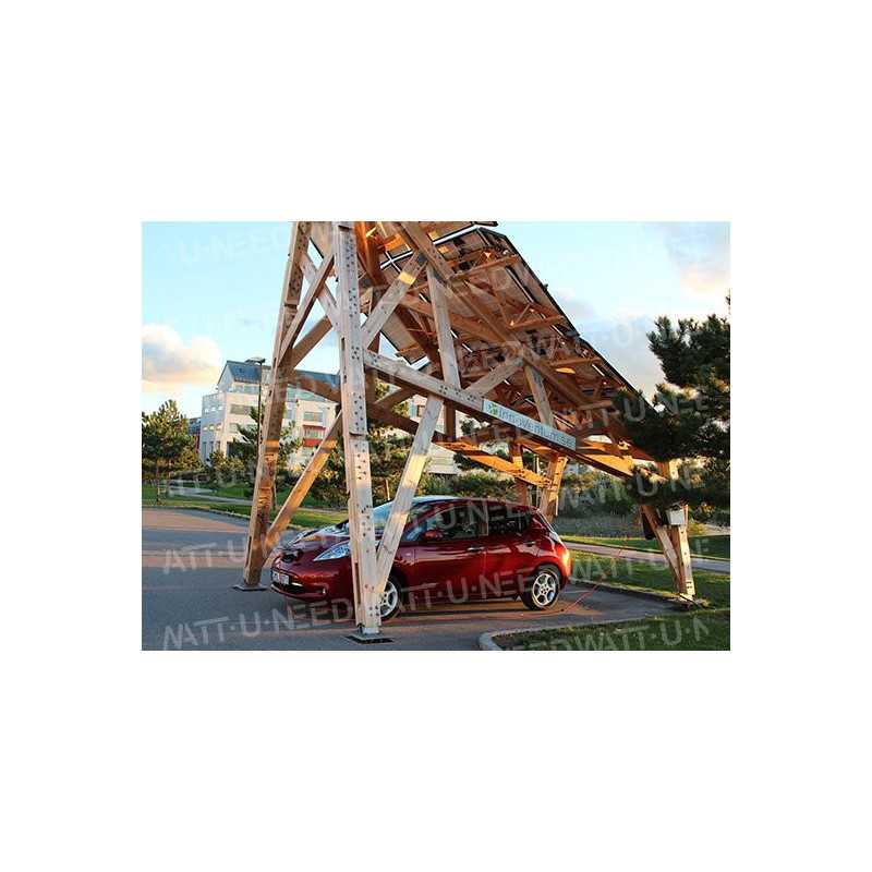 Estructura de madera solar Carport InnoVentum