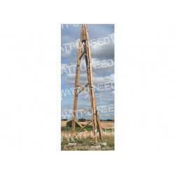 12m wooden tower structure for wind turbine