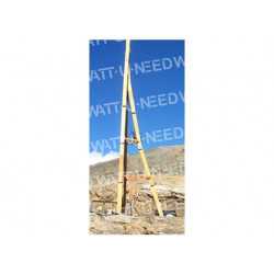 12m de torre de madera para la turbina de viento