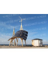 Giraffe 2.0 innoVentum Planta híbrida de viento y energía solar