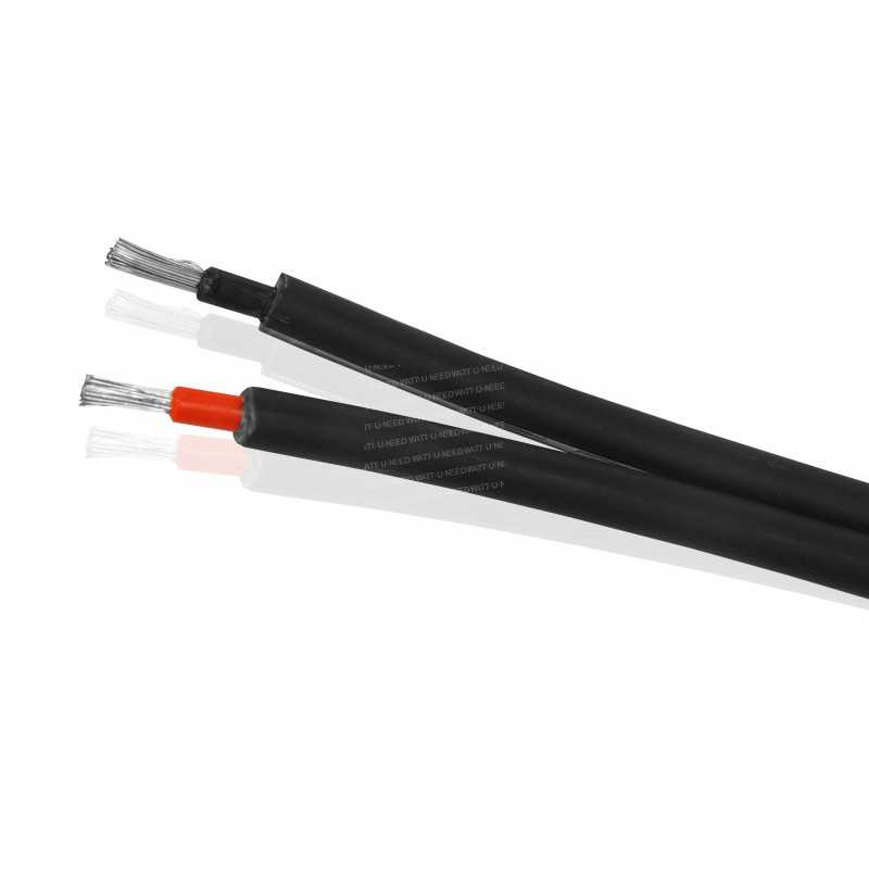 2 câbles compatibles MC4 1 m pour panneau solaire