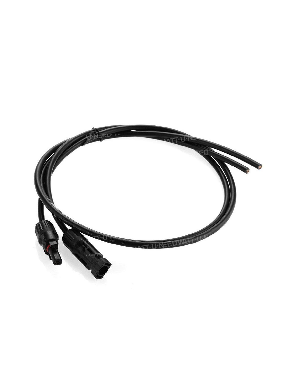 2X4mm2 solar cable with Type MC4