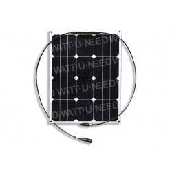 El panel Solar de 12V MX FLEX negro completo 30Wc Contacto Posterior