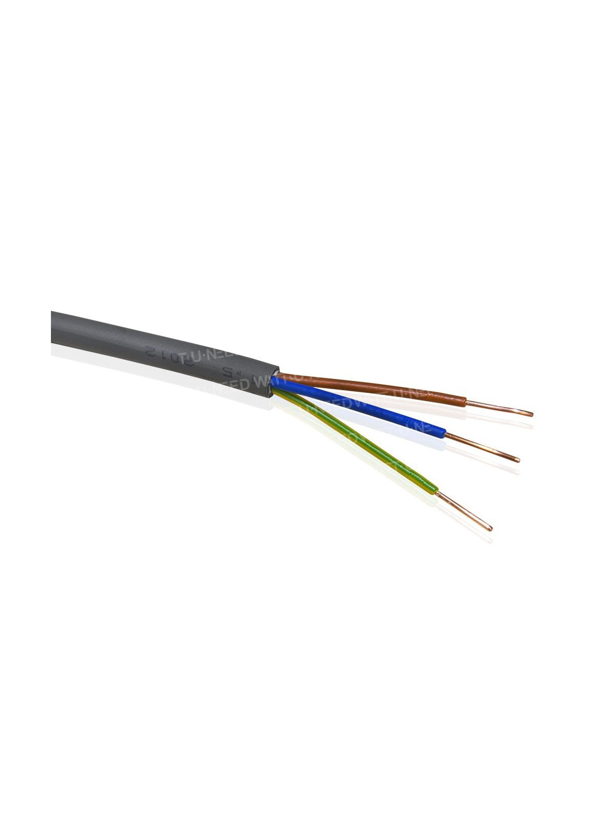 Câble électrique XVB 3G1,5 - 1m - Idéal pour les installations