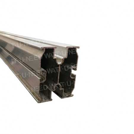 Rail en aluminium de 80x100 mm