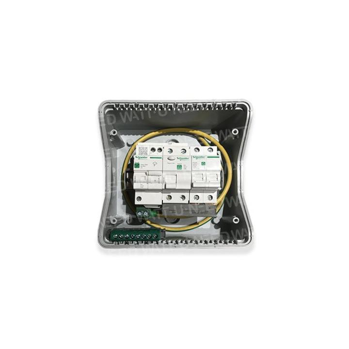 Coffret parafoudre avec sectionneur à 2 entrées