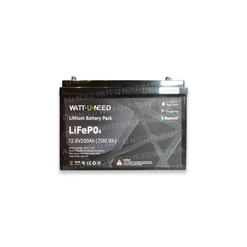 Batterie lithium Wattuneed 12.8V 200Ah