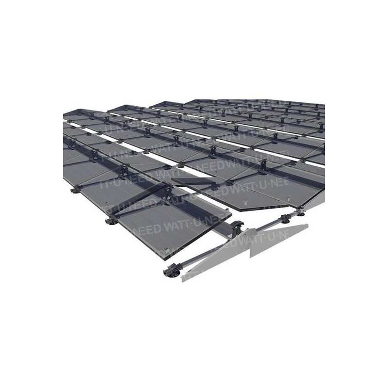 Système de montage pour toitures plates FlatFix Est-Ouest