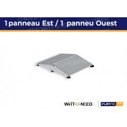 Structure for solar panel installation