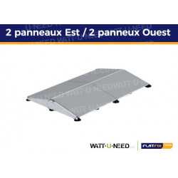 Structure for solar panel installation