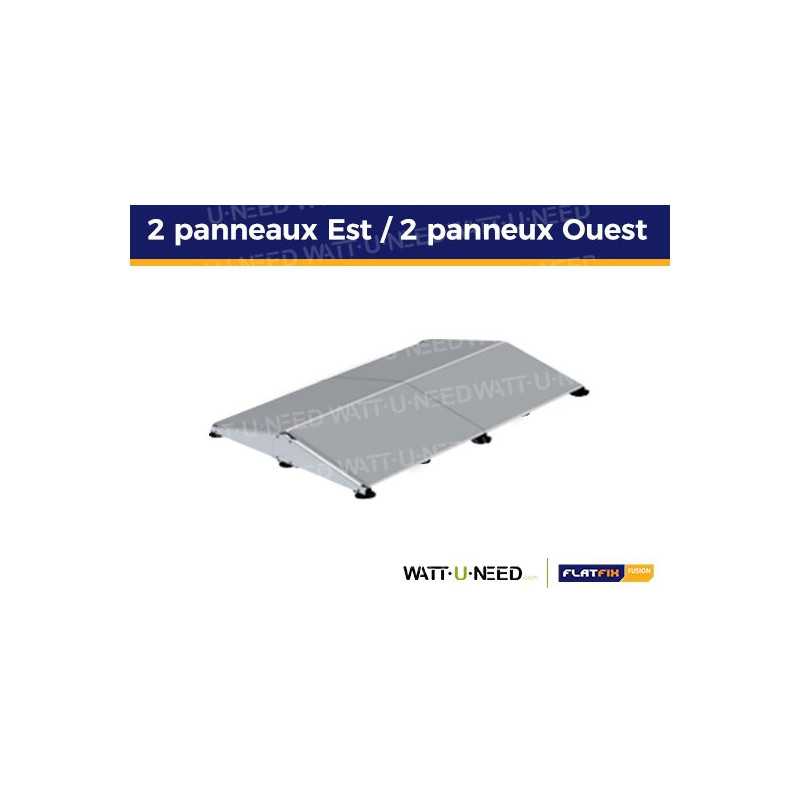 Structure for solar panel installation