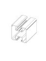 Aluminum rail for mounting solar panels (35mm x 40mm)
