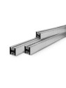 Rail en aluminium 35x40 pour fixation de panneaux solaires