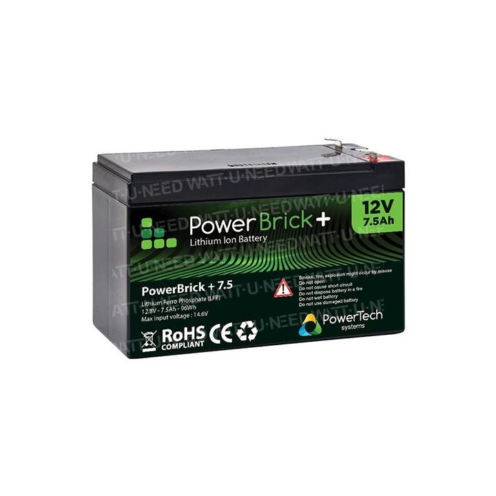 Batterie lithium PowerBrick+ 12V 7,5Ah